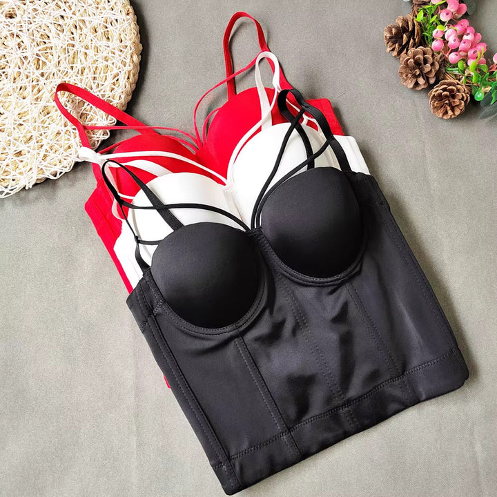 Multi strap corset top