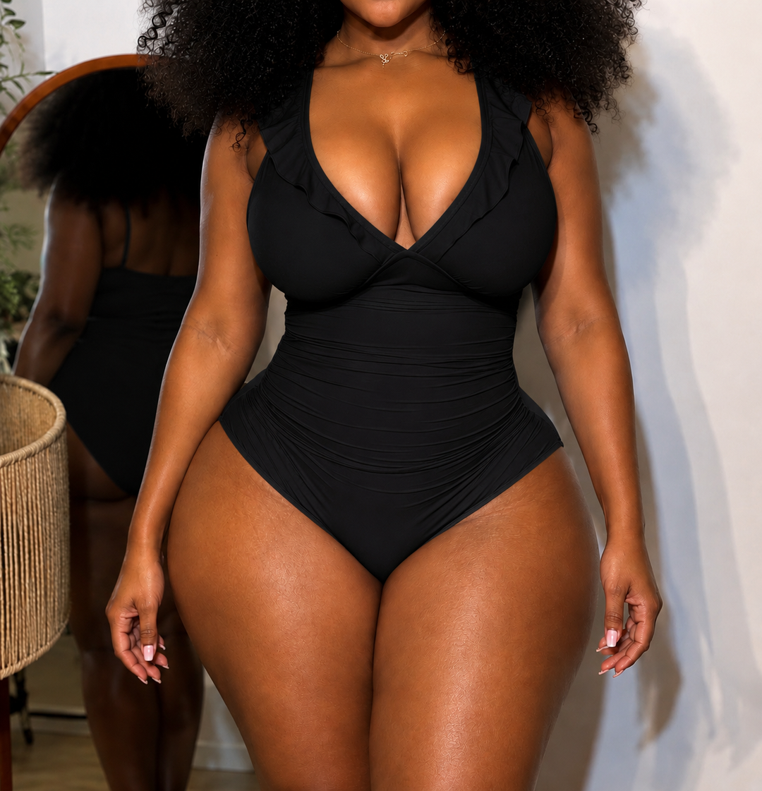 Ruffle swimsuit