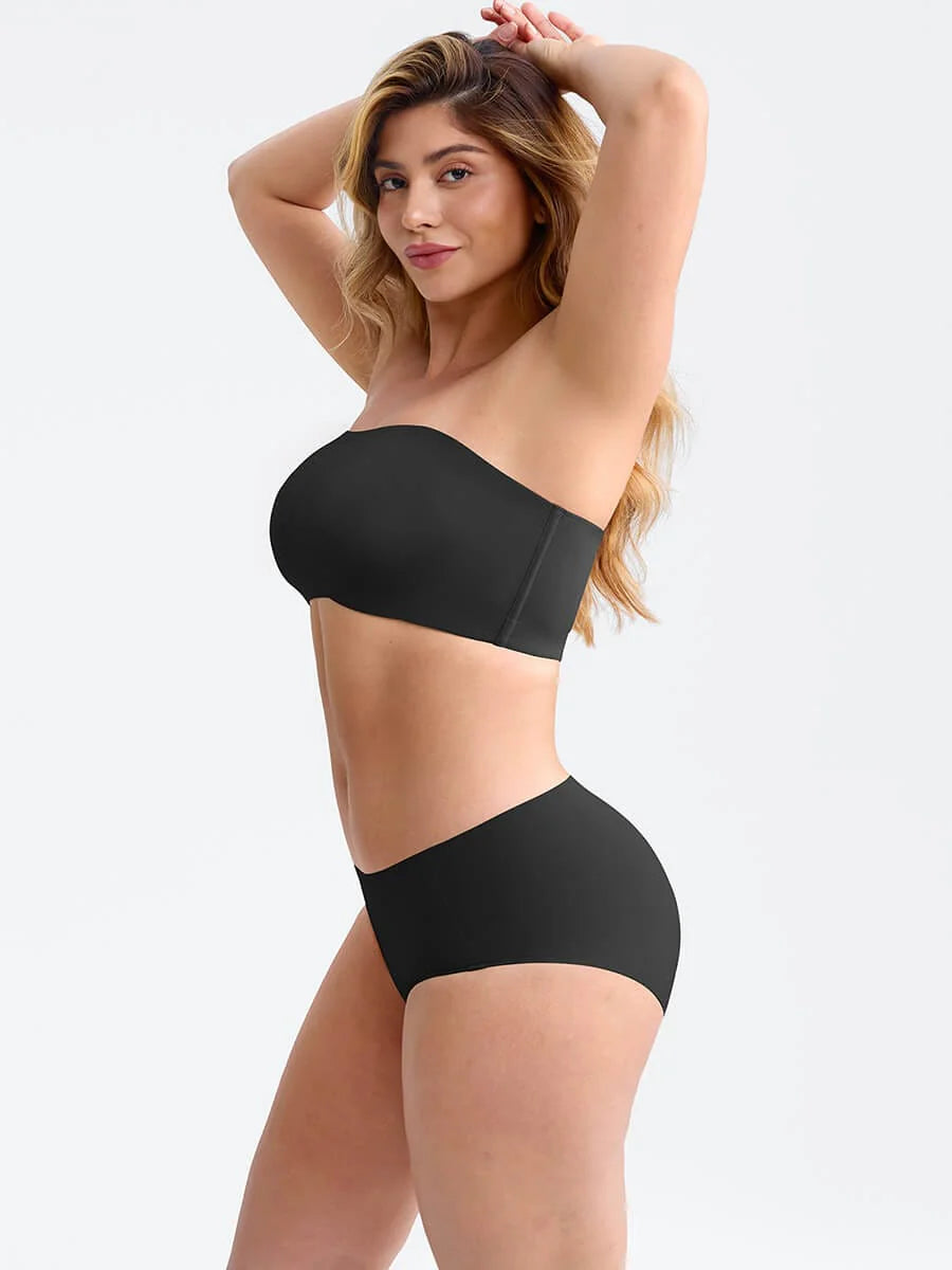 Seamless strapless bra