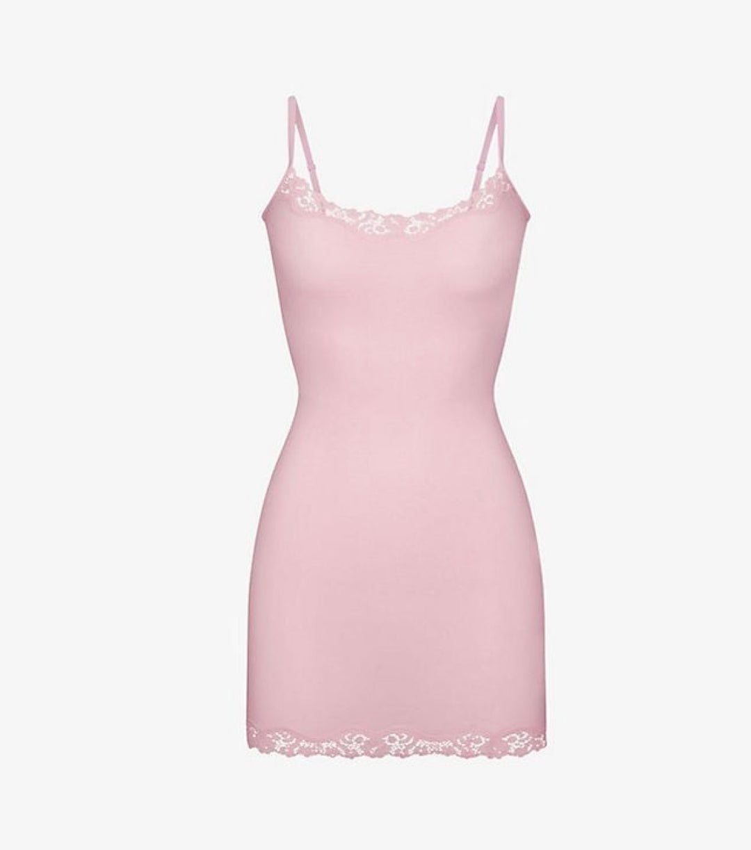 Lace trim dress