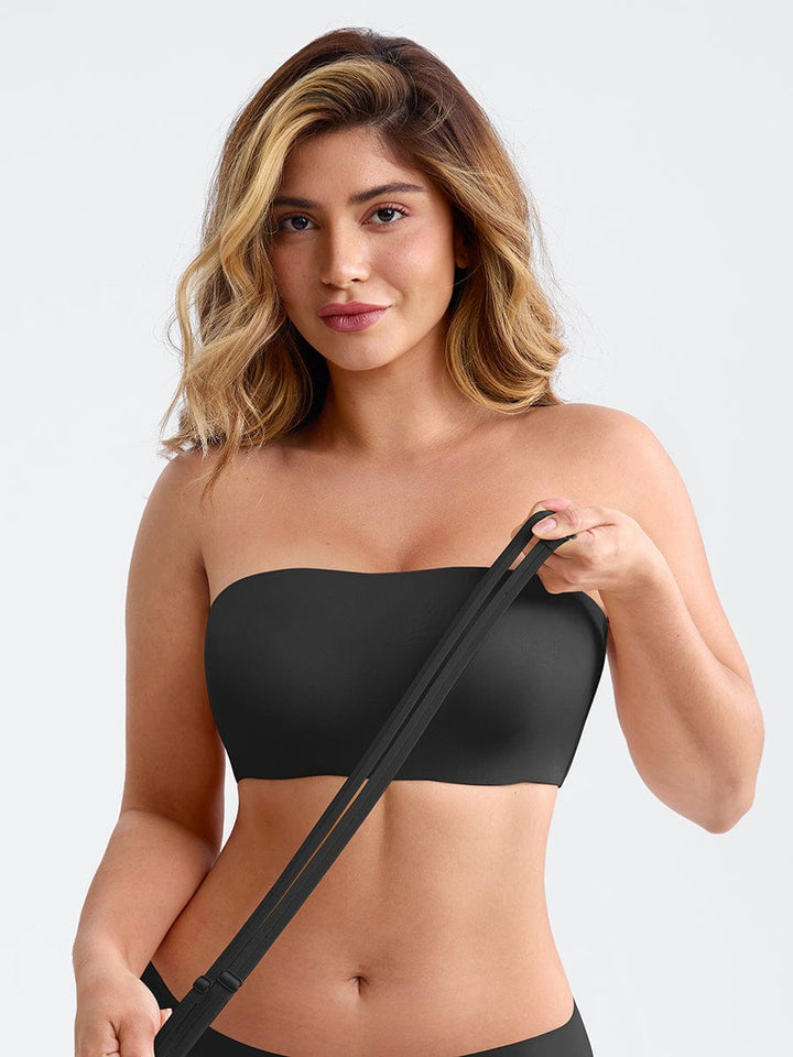 Seamless strapless bra
