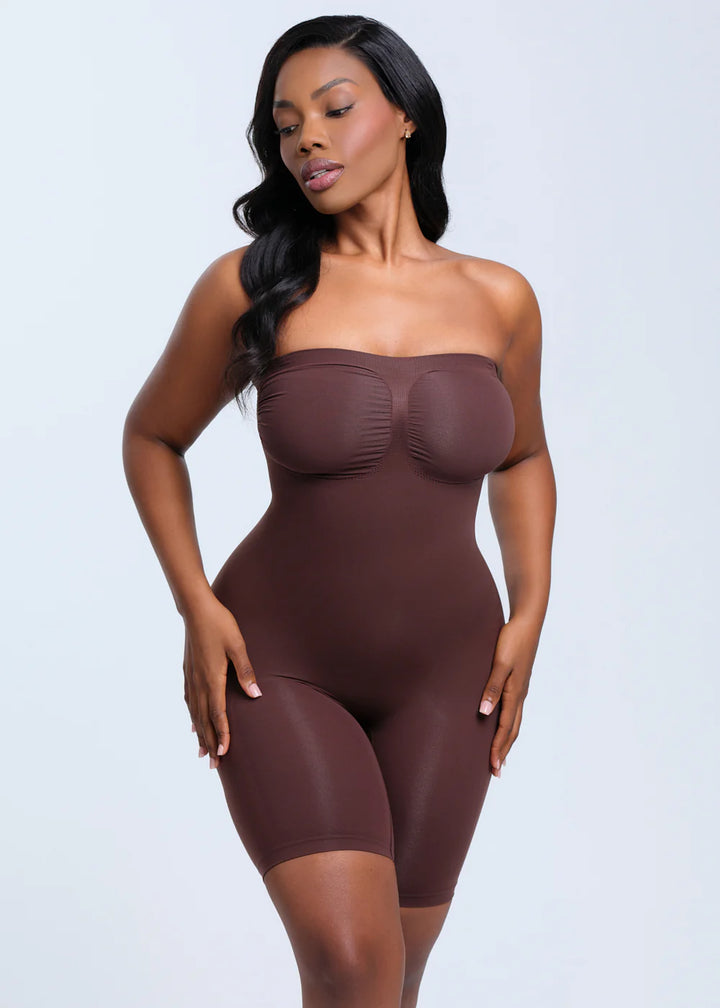 Strapless daisy shapewear