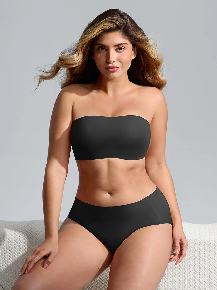 Seamless strapless bra