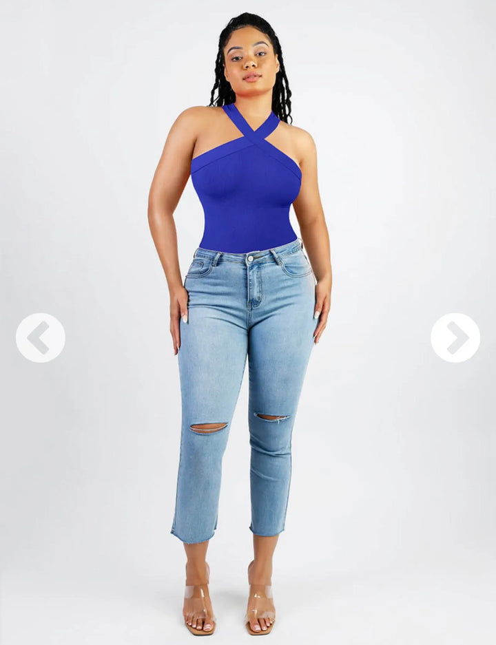 Crossover Seamless Bodysuit